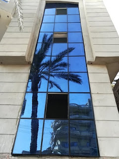 Glass facades for buildings
